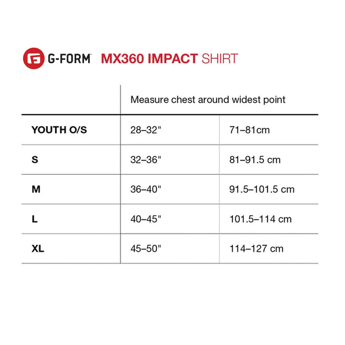 G-Form MX360 Impact Shirt