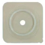Genairex 7404134 Securi-T 2-Piece Cut-To-Fit Standard Wear Solid Hydrocolloid Skin Barrier Without Collar 4" x 4" 1-3/4" Flange