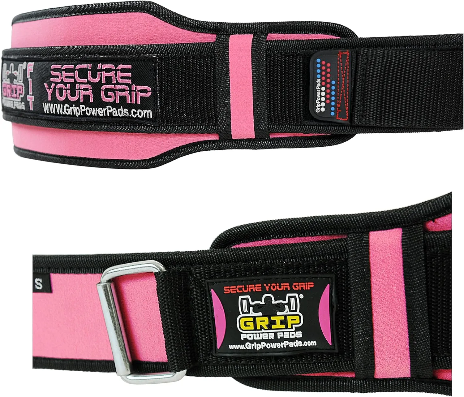 Grip Power Pads Weightlifting PRO Belt for Women Olympic Lifting 5 Wide Back Support for Lifting Fitness Gear & Exercise Accessories Bodybuilding Squats