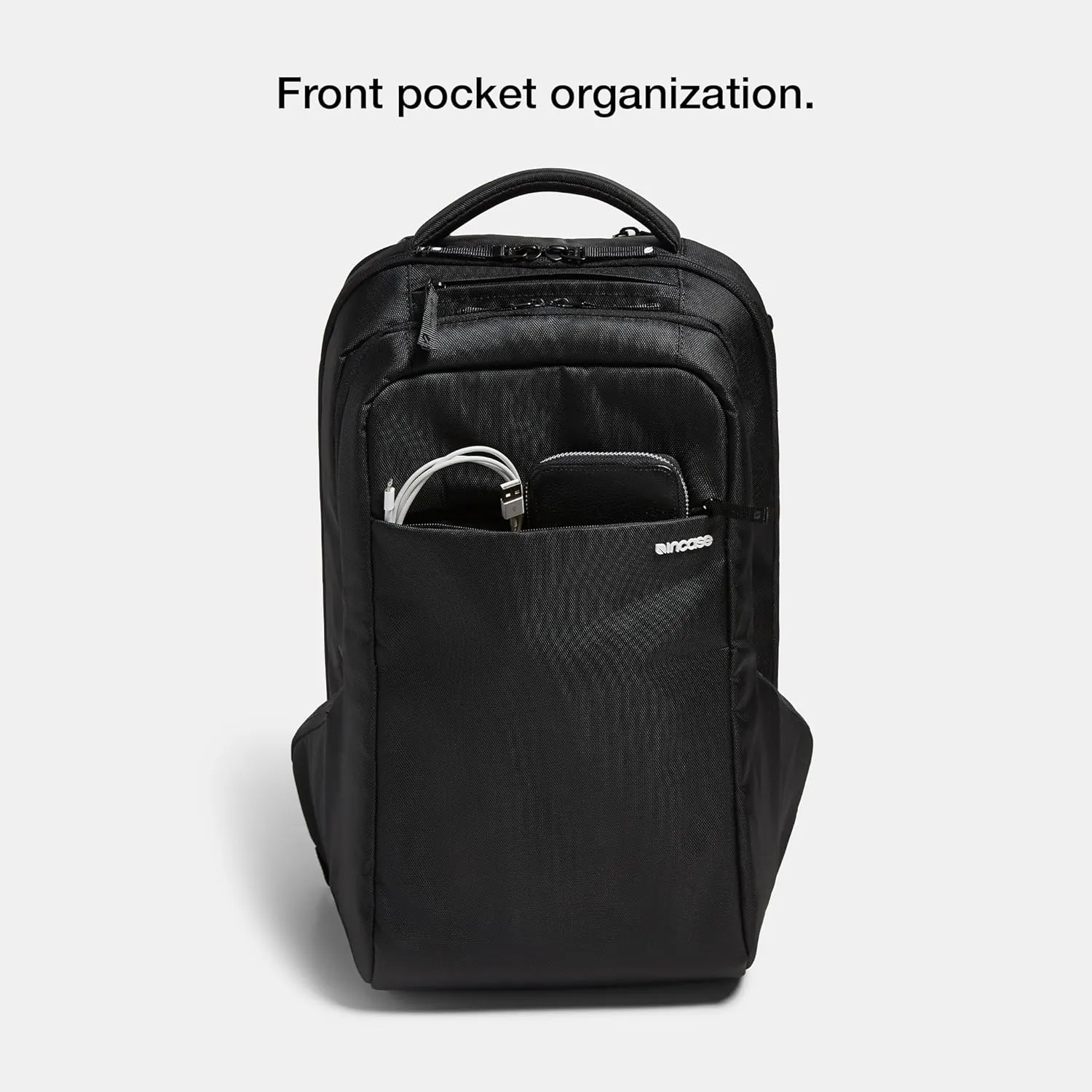 Incase ICON Durable Travel Backpack   Laptop Bag Made with Strong 840 Nylon - Fits 16-inch Laptop - Compact Carry On Backpack for Travel - Black