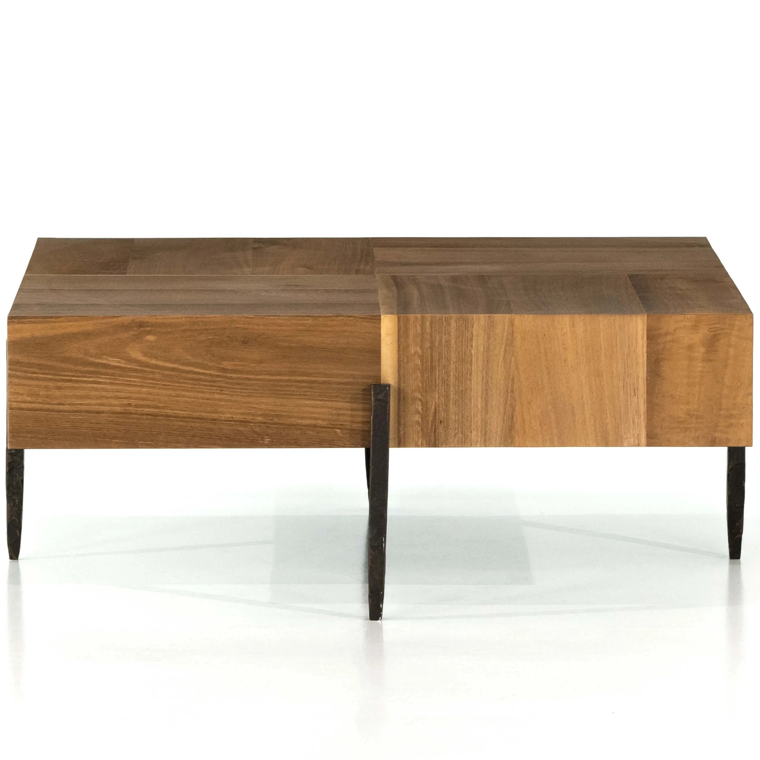 Indra Squared Coffee Table, Natural Yukas
