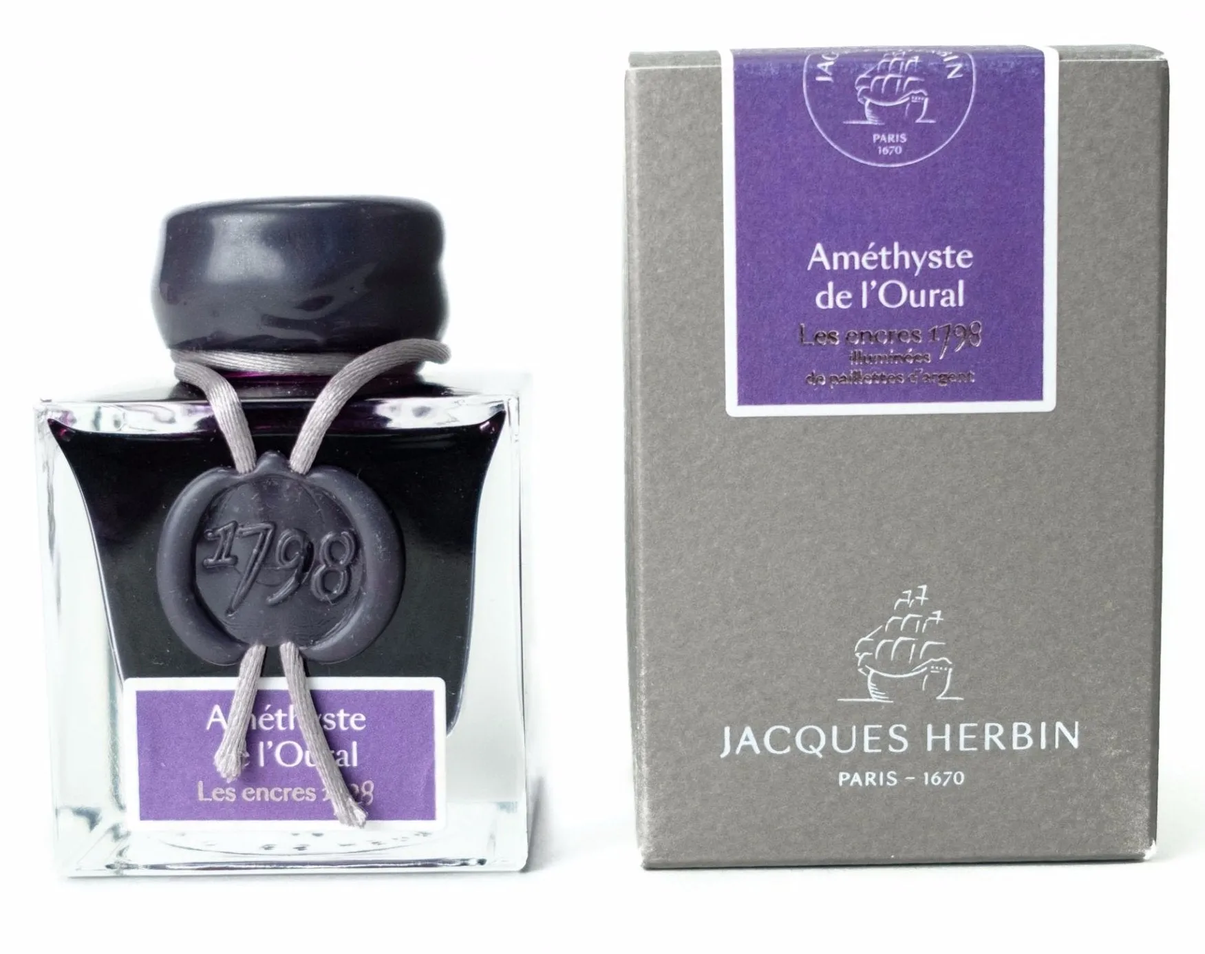 Jacques Herbin 1798 Amethyste de l’Oural - 50 mL Bottled Ink