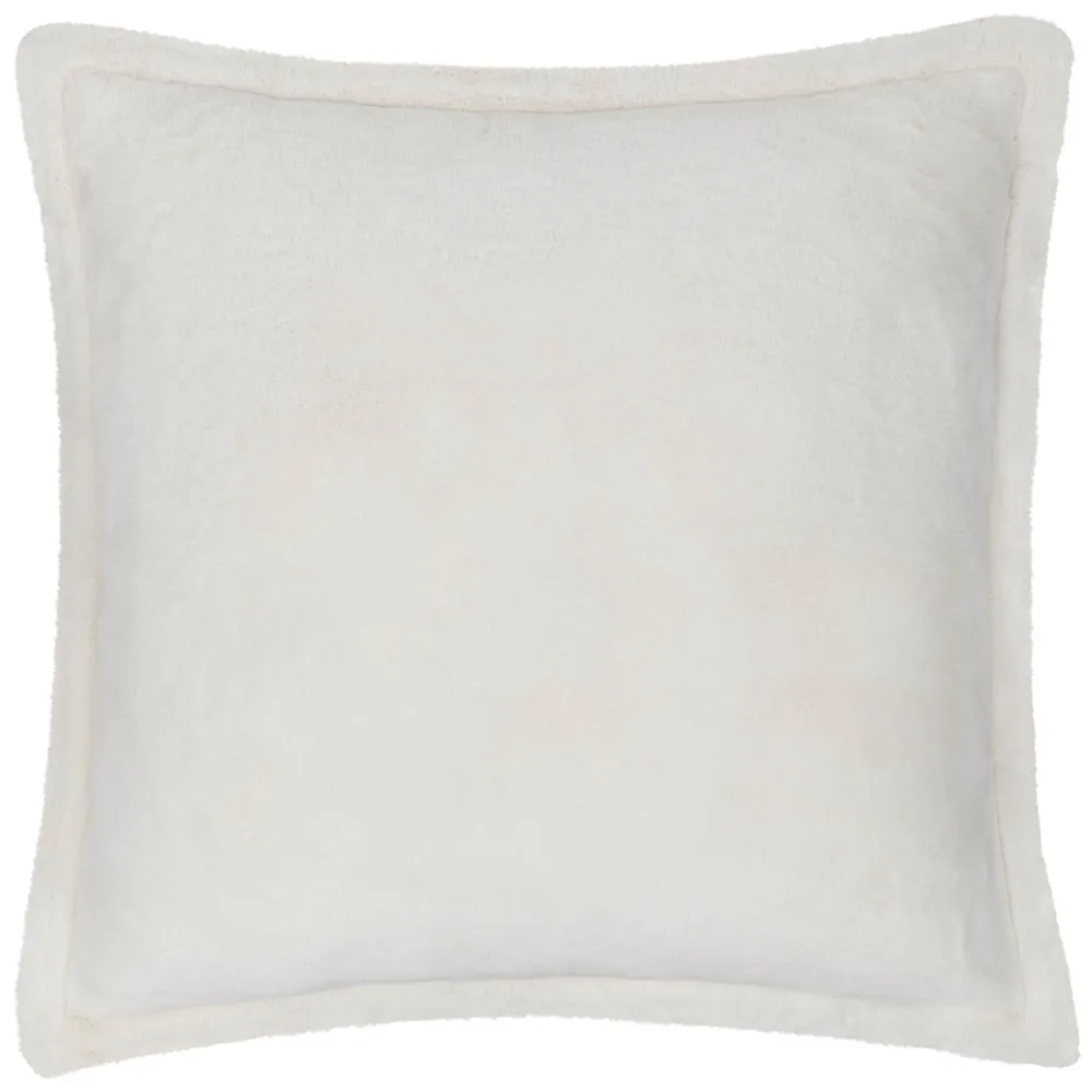 Kallu Faux Fur Cushion Ecru