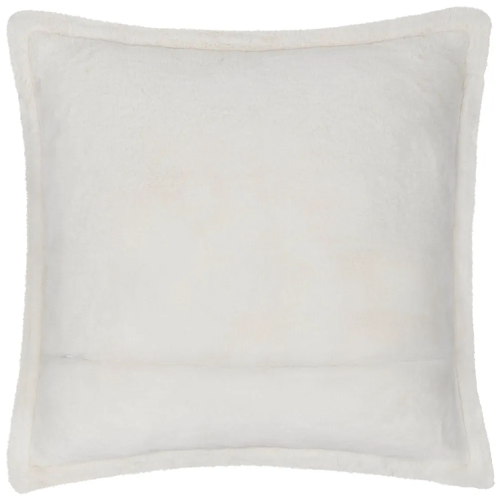 Kallu Faux Fur Cushion Ecru