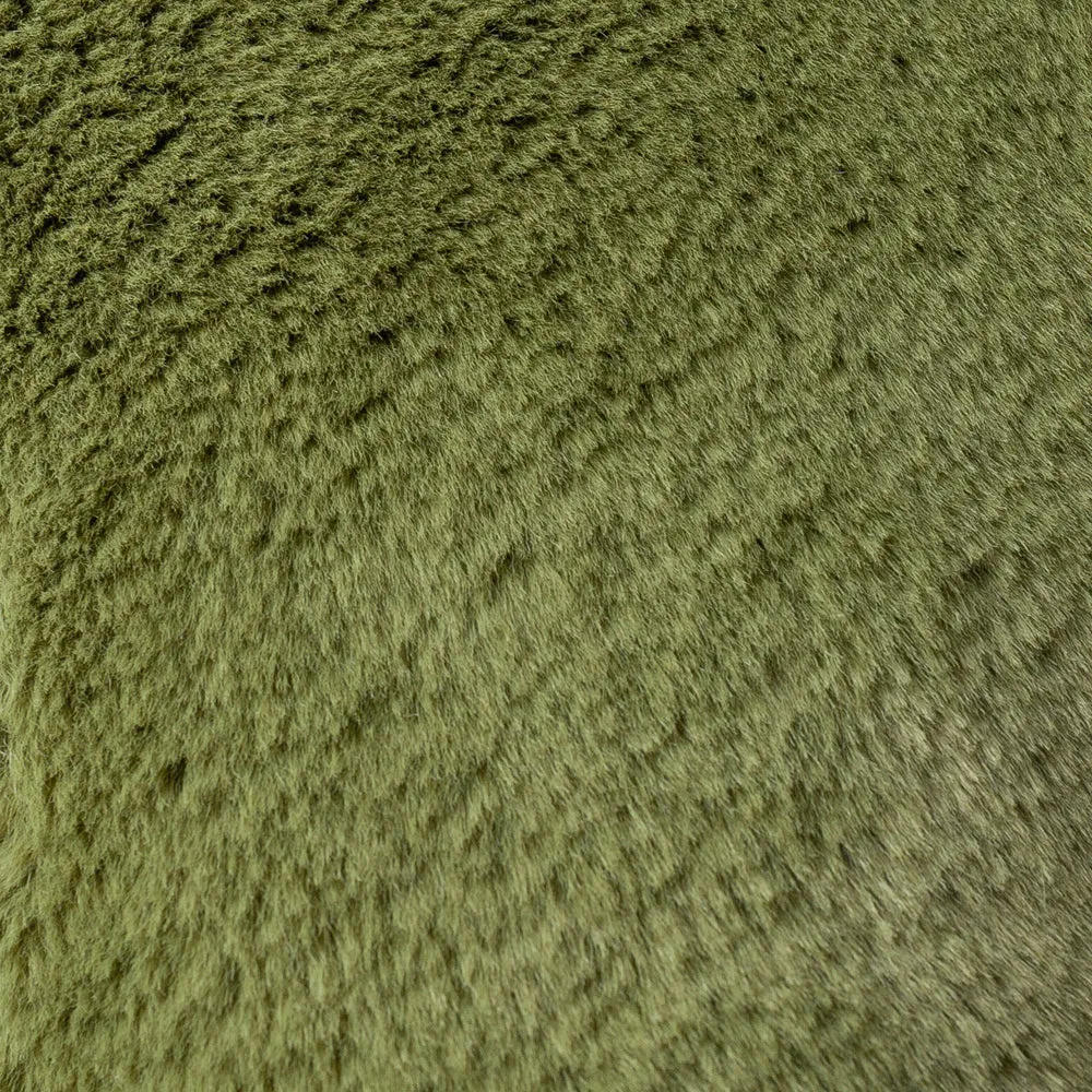 Kallu Faux Fur Cushion Olive