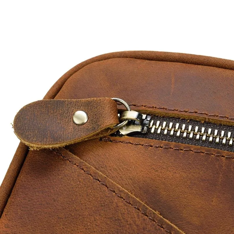 Leather Toiletry Bag Waterproof Leather Dopp Kit Men's Shaving Kit, Christmas Gift, Groomsmen Gift