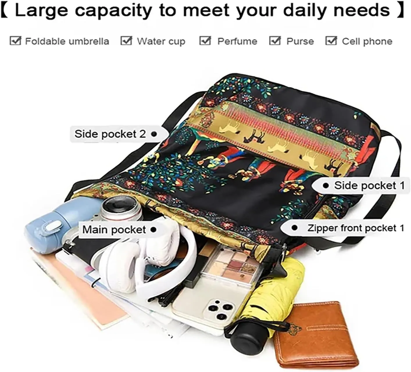 Lilyasion Drawstring Backpack, Drawstring Foldable Large Capacity Dry-Wet Separation Travel Sports Backpack (C)