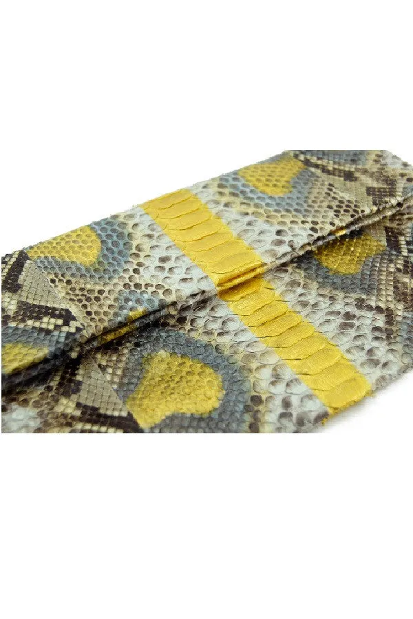 Mandalay Gold Motif Foldover Clutch