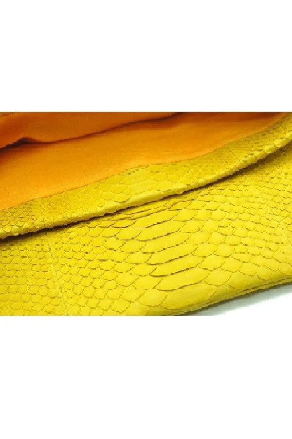 Mandalay Lemon Foldover Clutch