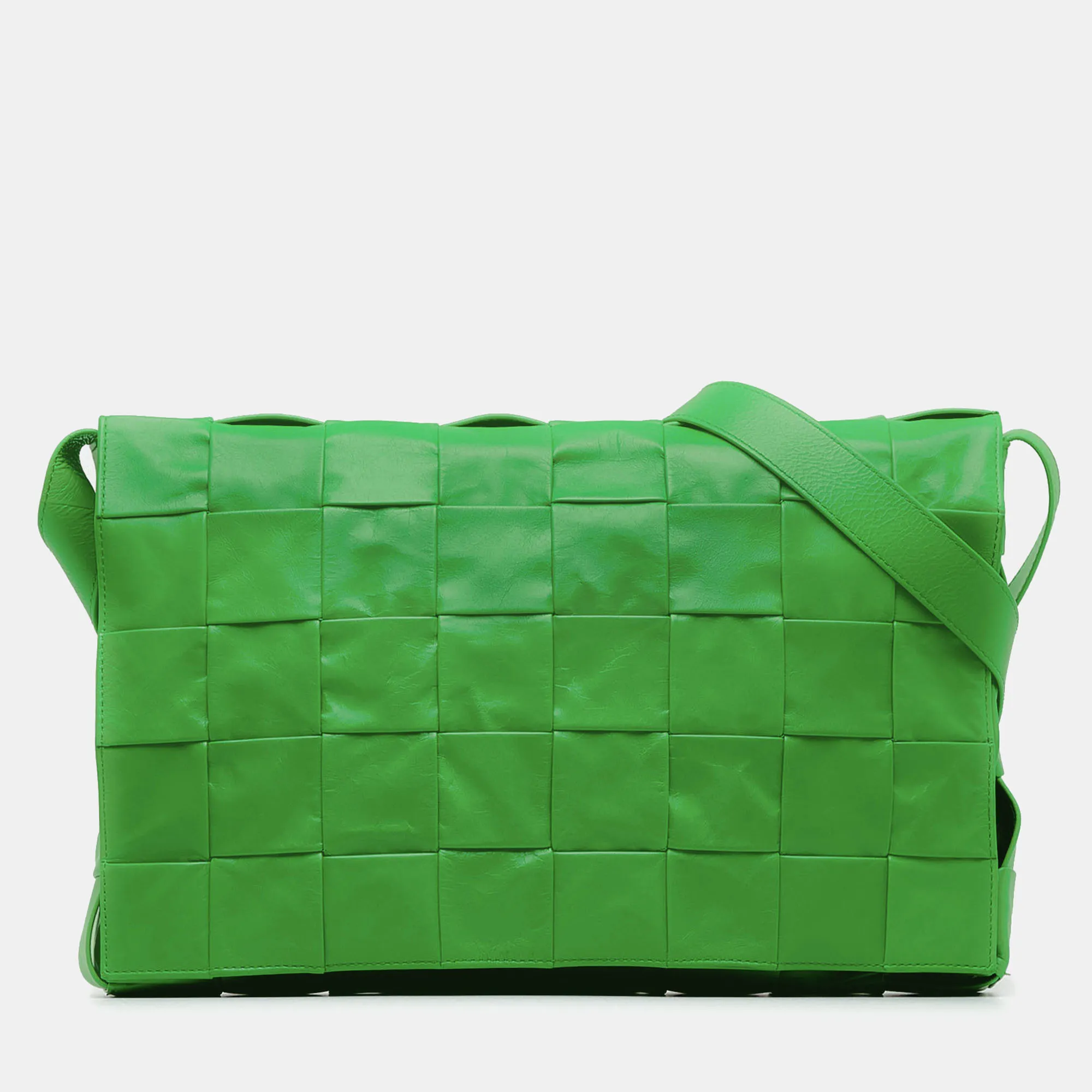 Maxi Calfskin Intrecciato Cassette Crossbody