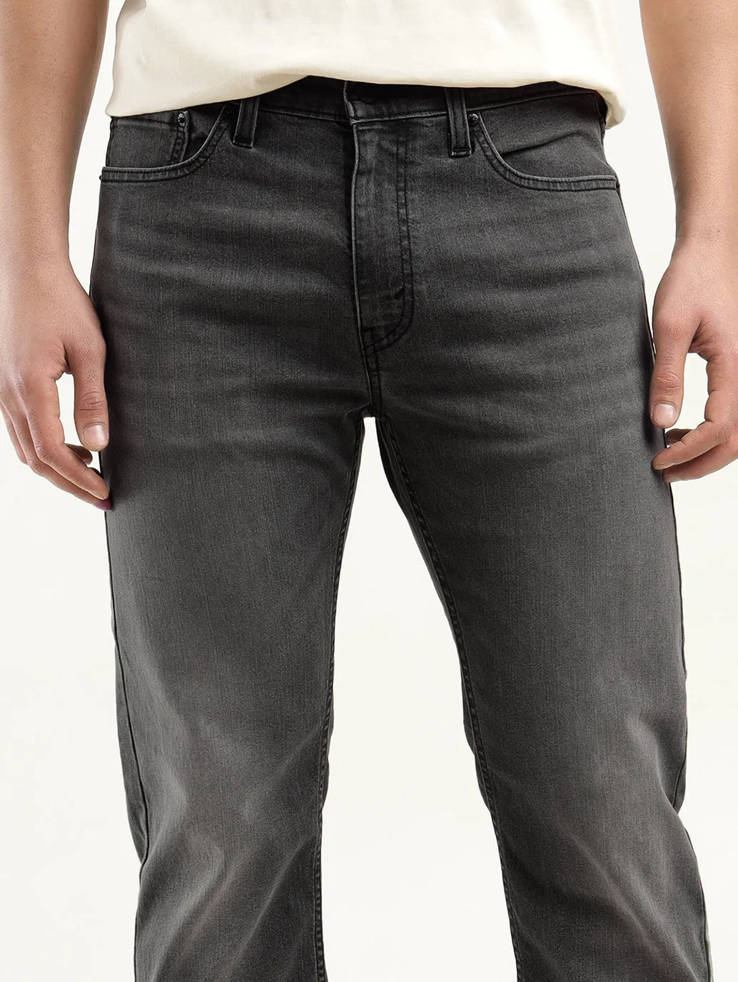 Men's 513 Slim Straight Fit Black Jeans