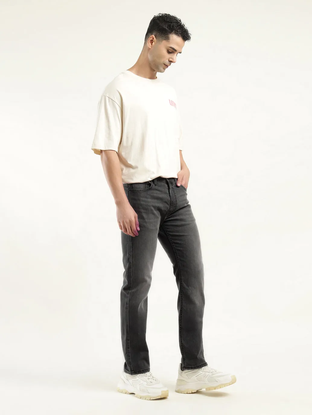 Men's 513 Slim Straight Fit Black Jeans