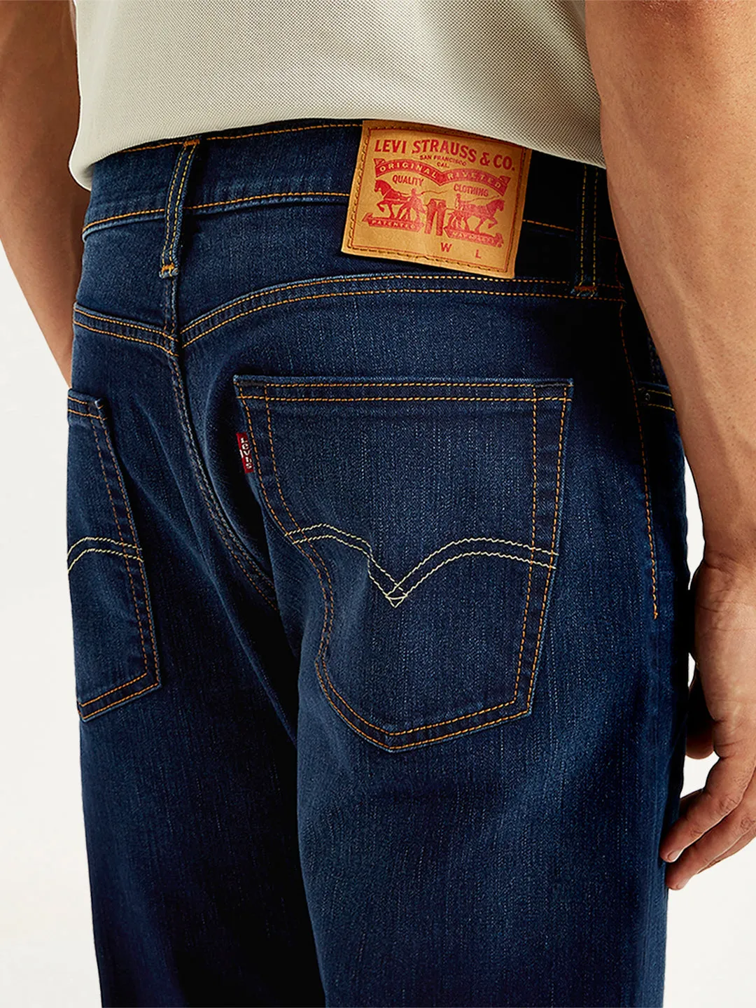 Men's 513 Slim Straight Fit Navy Jeans