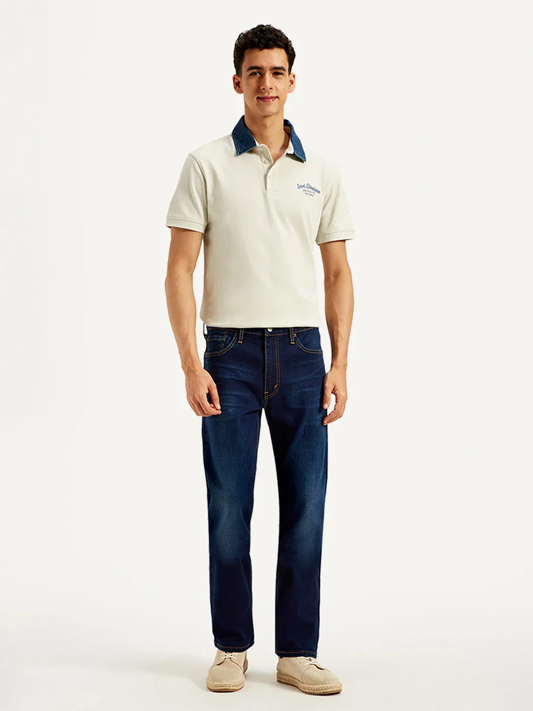 Men's 513 Slim Straight Fit Navy Jeans