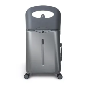 Miamily Charcoal Grey Ride-On Trolley Carry-On Luggage 18 inches
