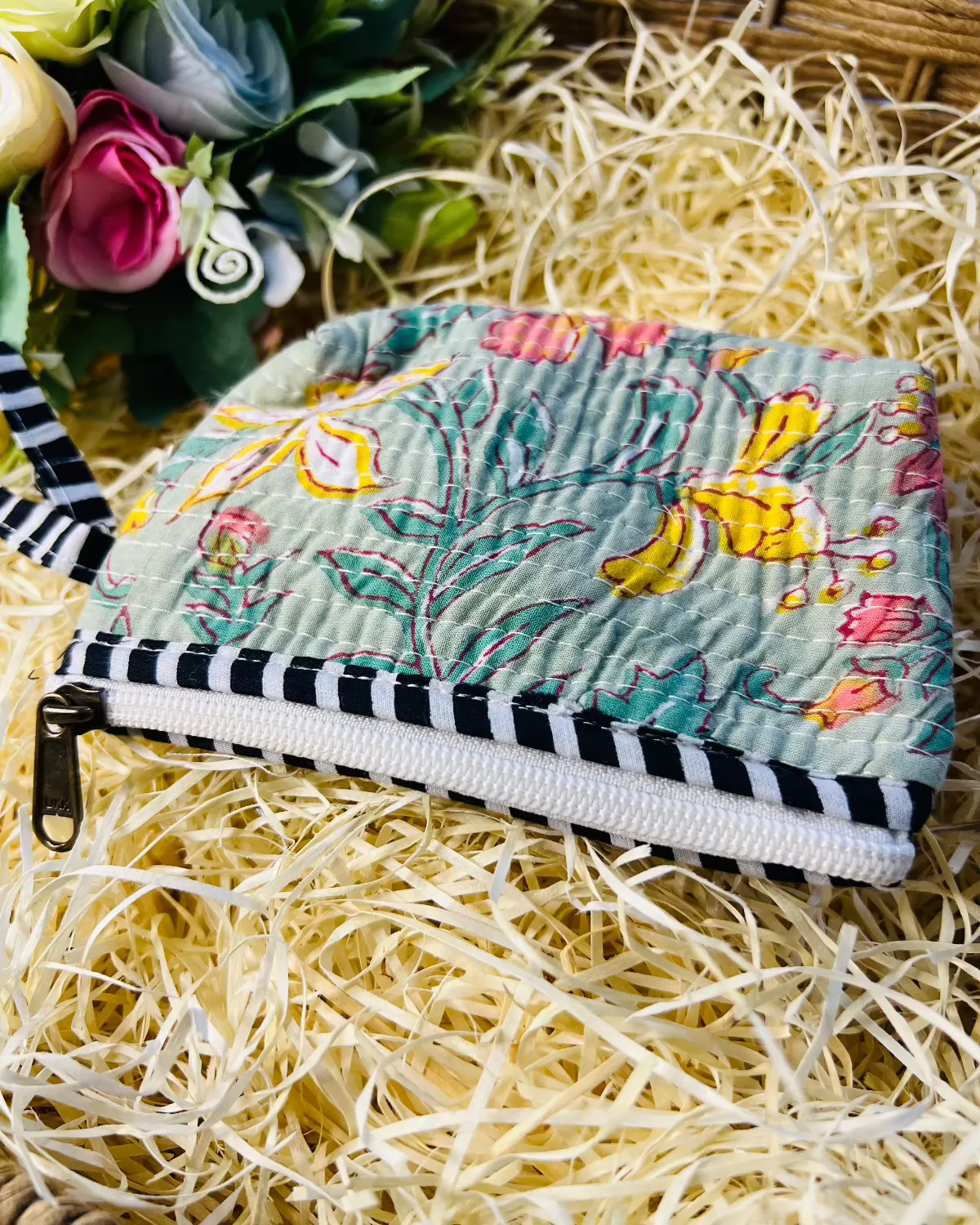 Mini stash Quilted Pouch