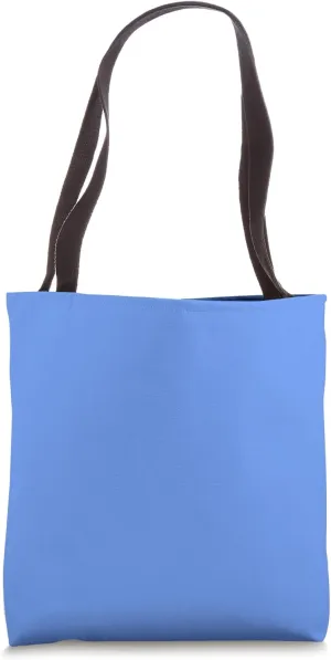 Monochrome Color Cornflower Blue Tote Bag