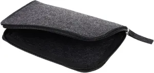 NUOBESTY 3pcs Simple Multi-Function Felt Tool Bag Zipper Storage Pouch for Crafting Sculpting Tools Easy to Carry Organizer for Art Supplies and Clay Accessories