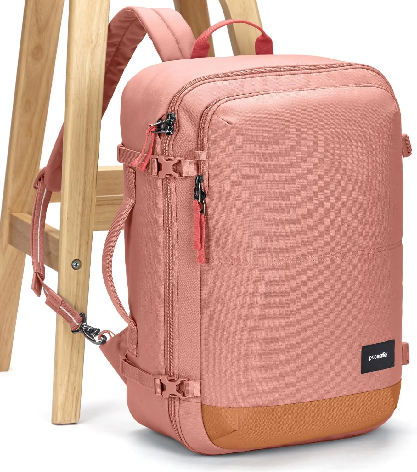Pacsafe GO Anti Theft 34L Carry-on Backpack, Rose