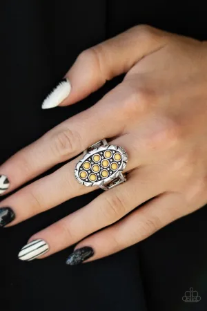 Paparazzi Ring ~ Cactus Garden - Yellow