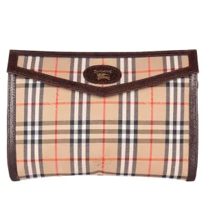 Plaid Clutch Cosmetic Case