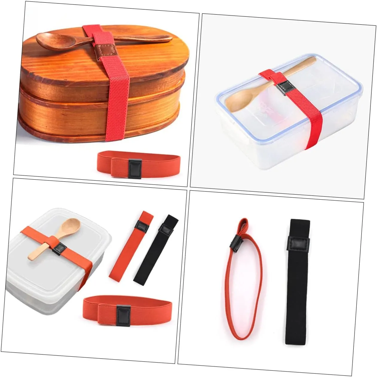 PRETYZOOM 5pcs Wrap Box Straps Adjustable Strap for Men Bundling Belt Double Layer Elastic Bands