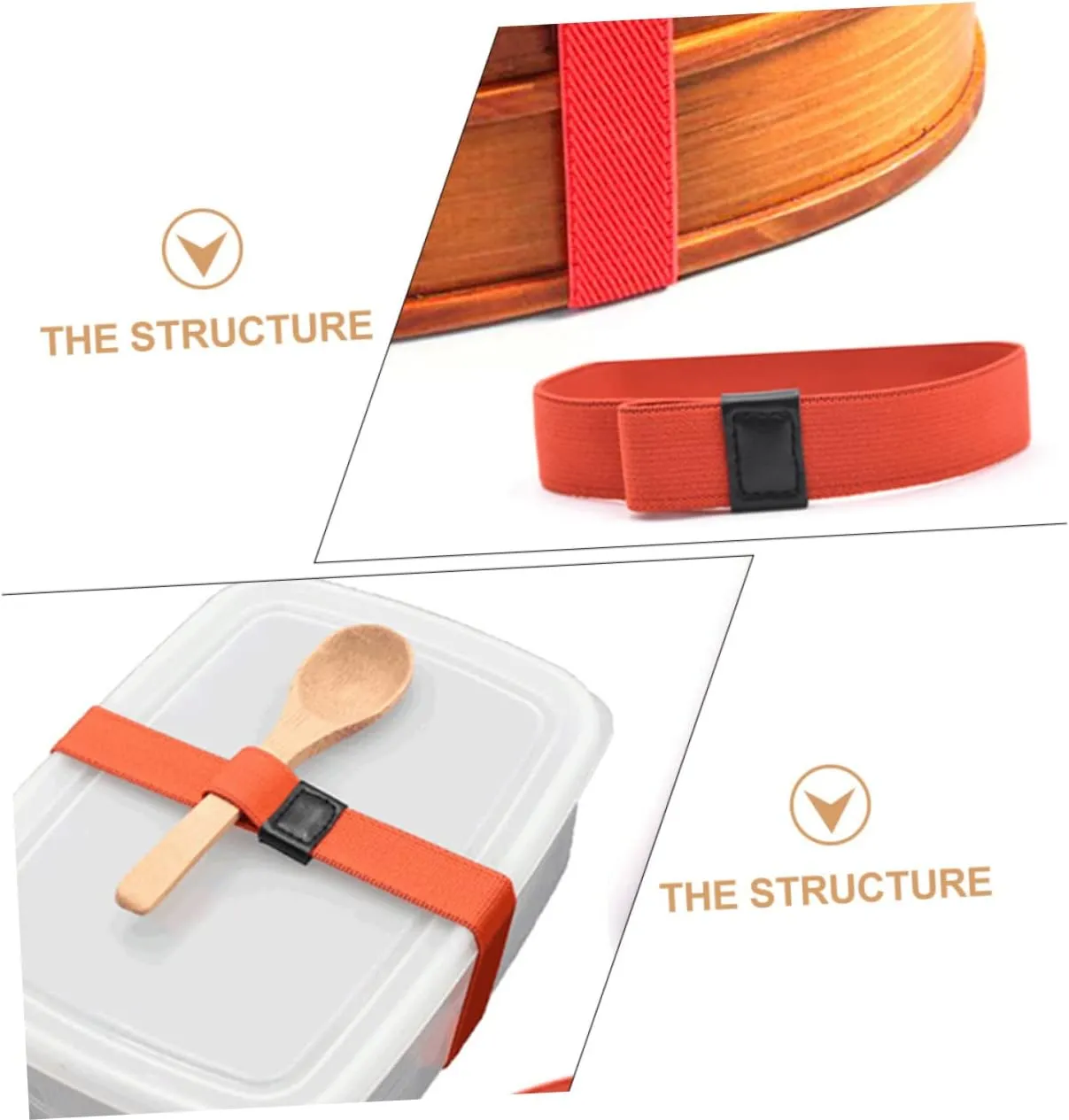 PRETYZOOM 5pcs Wrap Box Straps Adjustable Strap for Men Bundling Belt Double Layer Elastic Bands