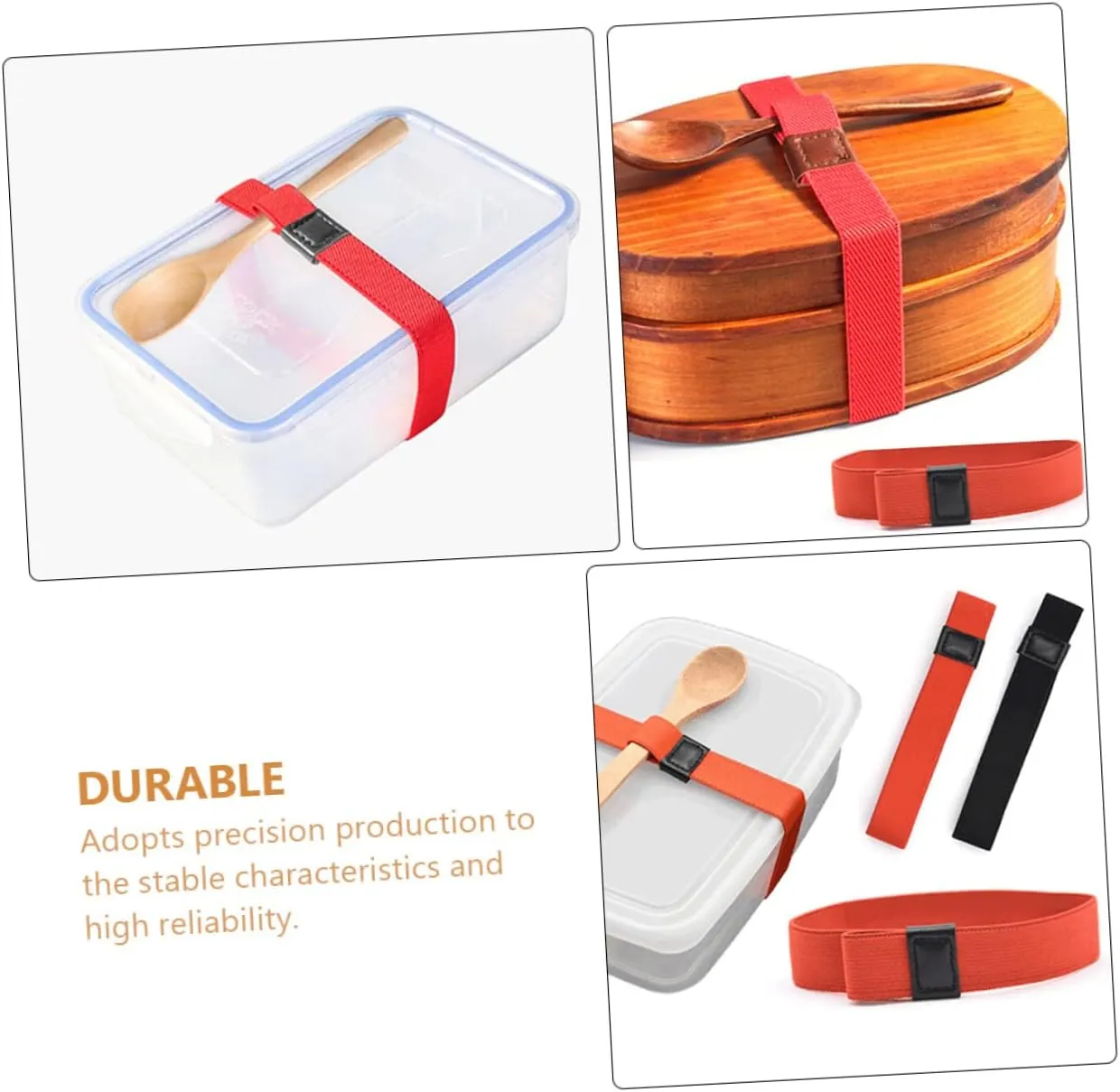 PRETYZOOM 5pcs Wrap Box Straps Adjustable Strap for Men Bundling Belt Double Layer Elastic Bands