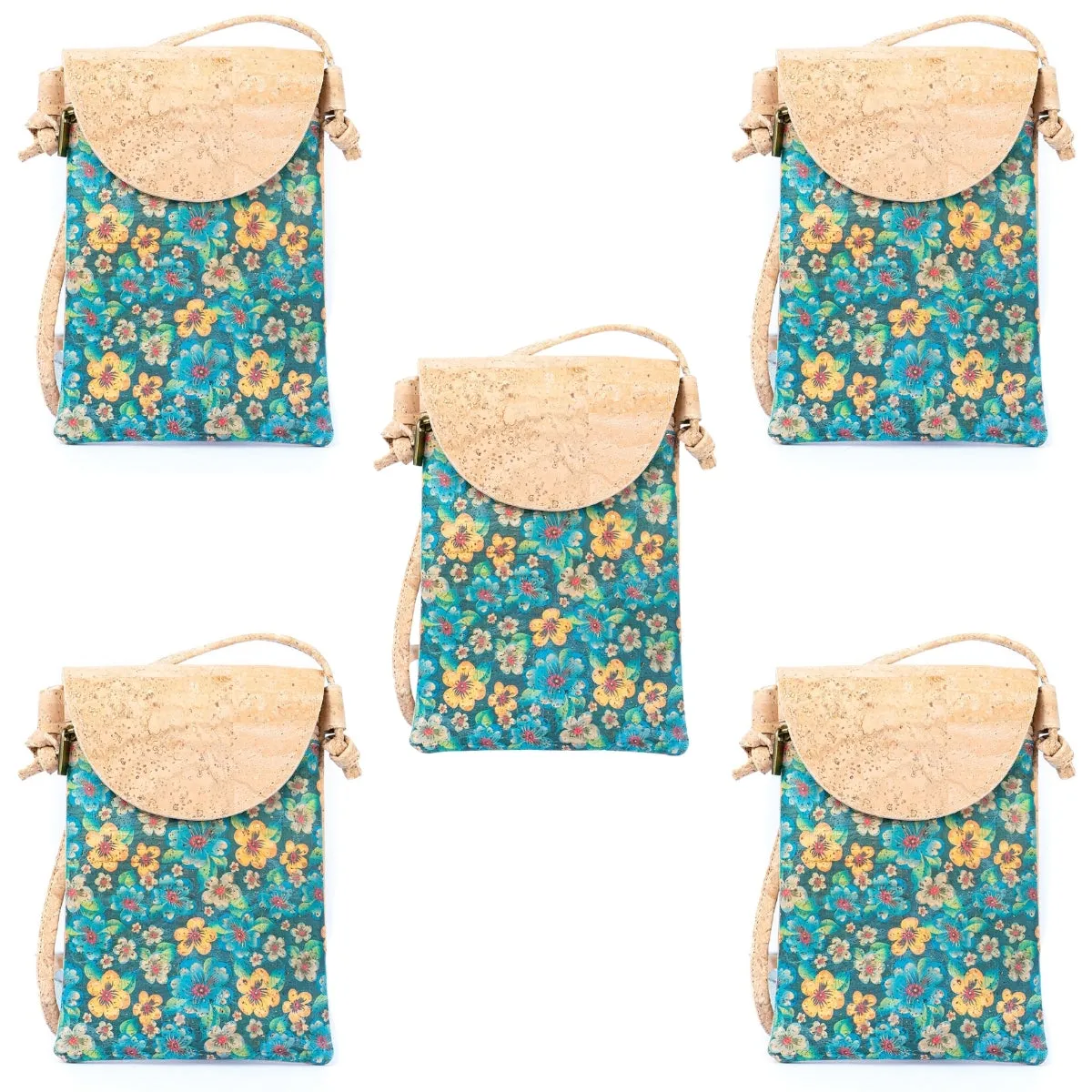 Printed Cork Women's Mini Crossbody Phone Bags BAGP-020