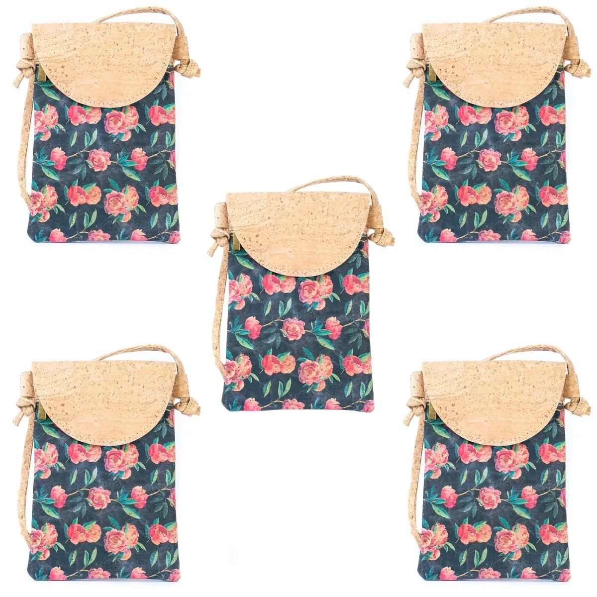 Printed Cork Women's Mini Crossbody Phone Bags BAGP-020