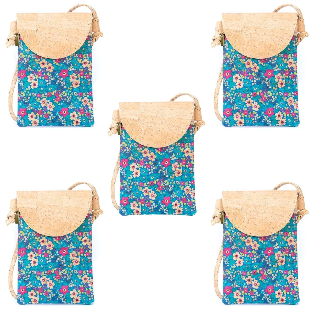 Printed Cork Women's Mini Crossbody Phone Bags BAGP-020