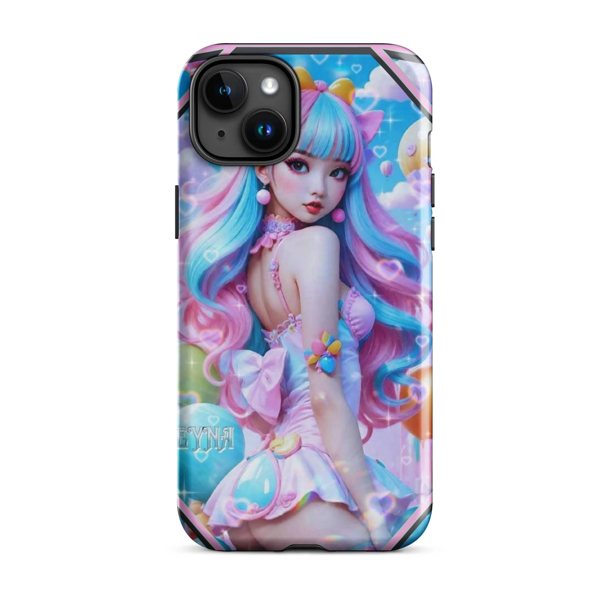 "Kawaii Shimmering Cutie" Tough Case for iPhone® - Dual Layer Protection