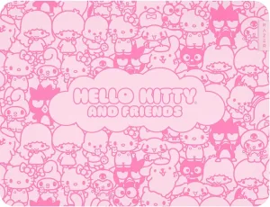 Razer Gigantus V2 Cloth Gaming Mouse Pad (Medium): Textured MicroWeave Cloth Surface - Thick, High-Density Rubber Foam - Non Slip Base - Hello Kitty & Friends Edition