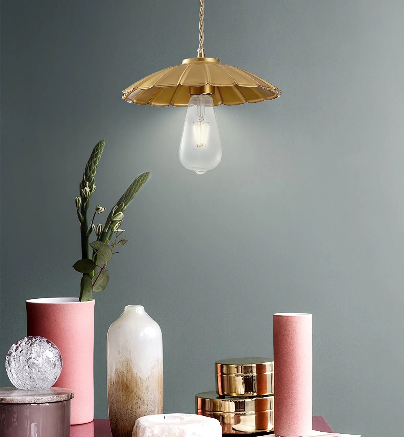Sleek Flat Pendant Lamp