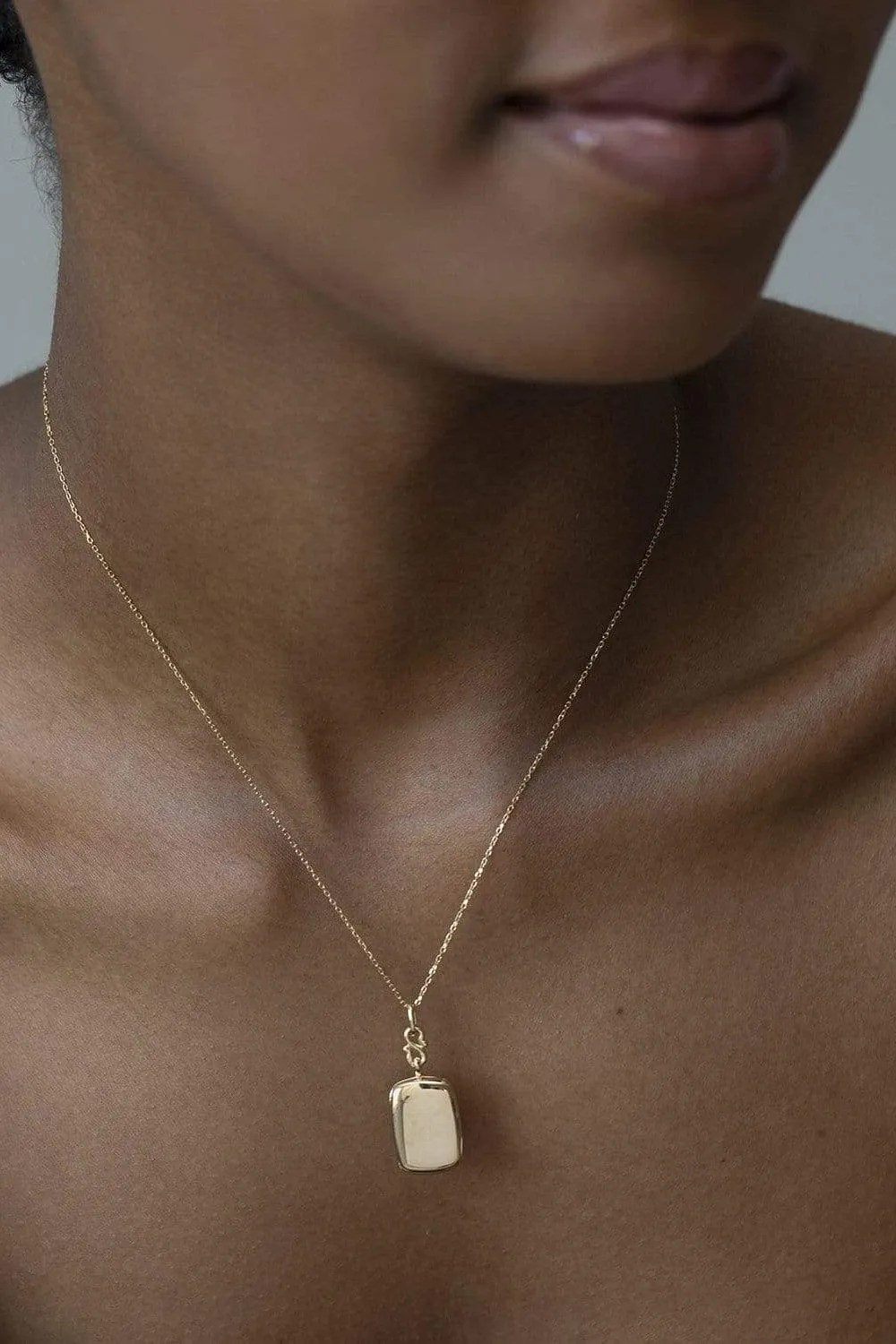 Slim Britt Locket Necklace