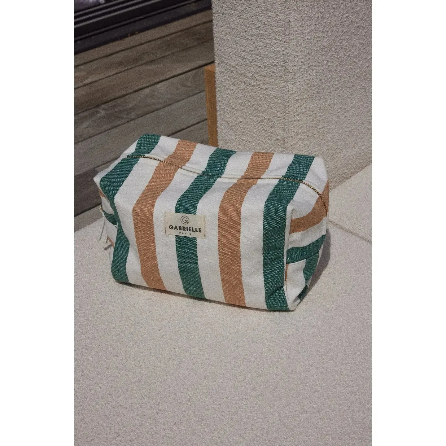 Striped Toiletry Bags