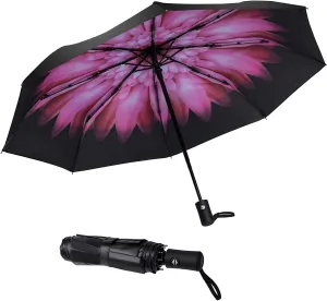 SY COMPACT Travel Umbrella Windproof Automatic Umbrellas-Factory Outlet umbrella