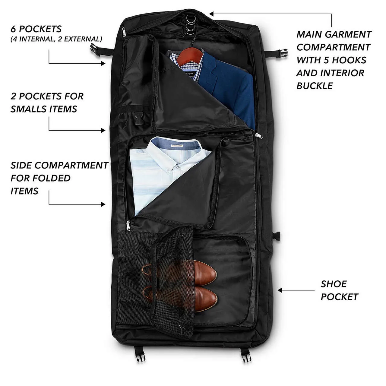 Tampa Bay Rays 18" Carry On Garment Bag