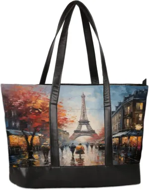 Tote Bag for Women with Zipper, Laptop Tote Bags Laptop Sleeve Case Shoulder Bag Messenger Bags