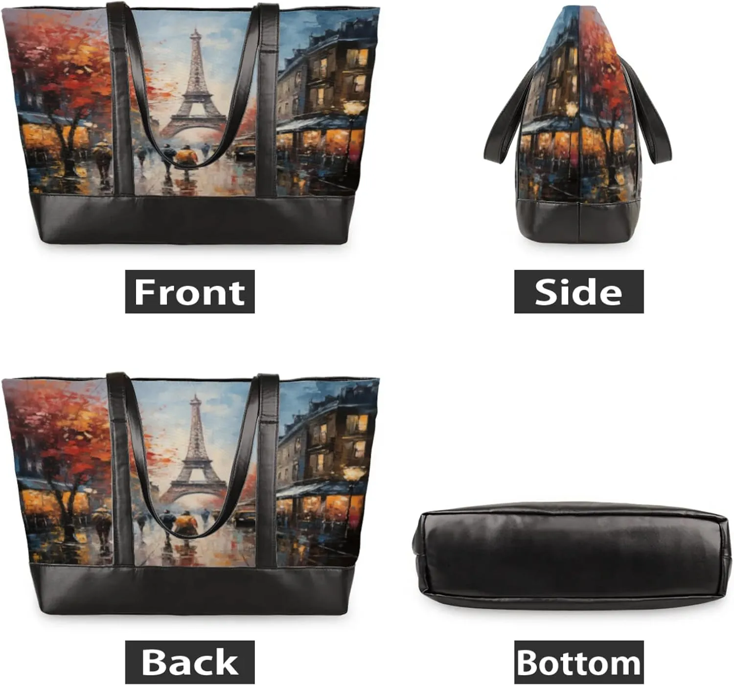Tote Bag for Women with Zipper, Laptop Tote Bags Laptop Sleeve Case Shoulder Bag Messenger Bags