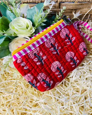 Trinkets Quilted Pouch