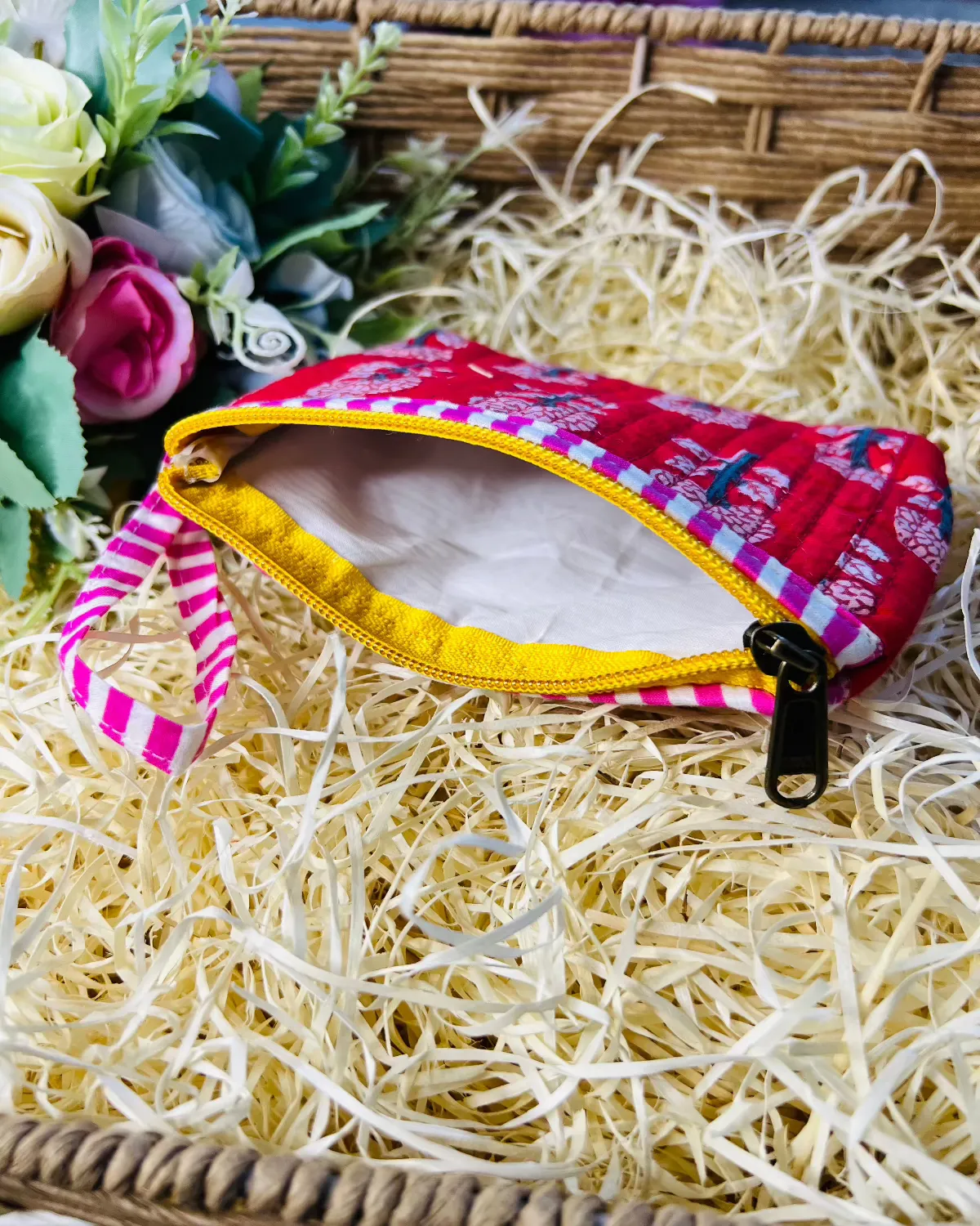 Trinkets Quilted Pouch