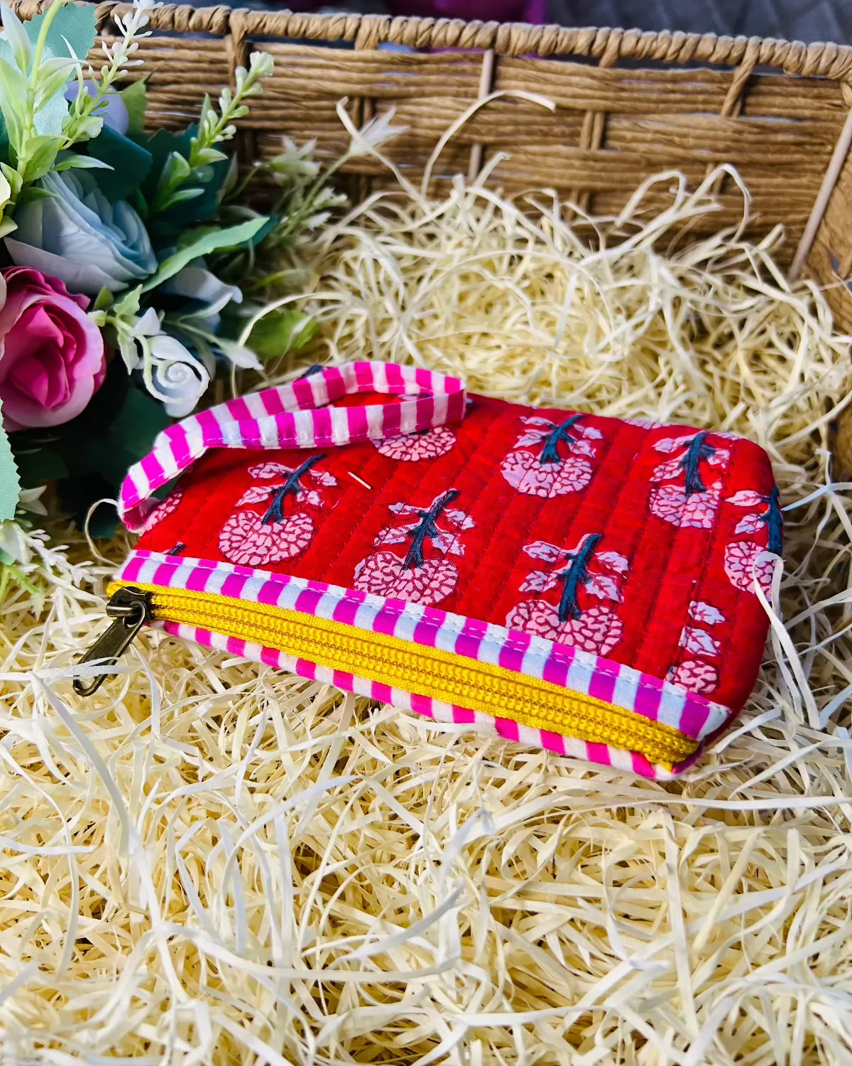 Trinkets Quilted Pouch