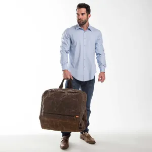 Waxed Canvas Garment Bag