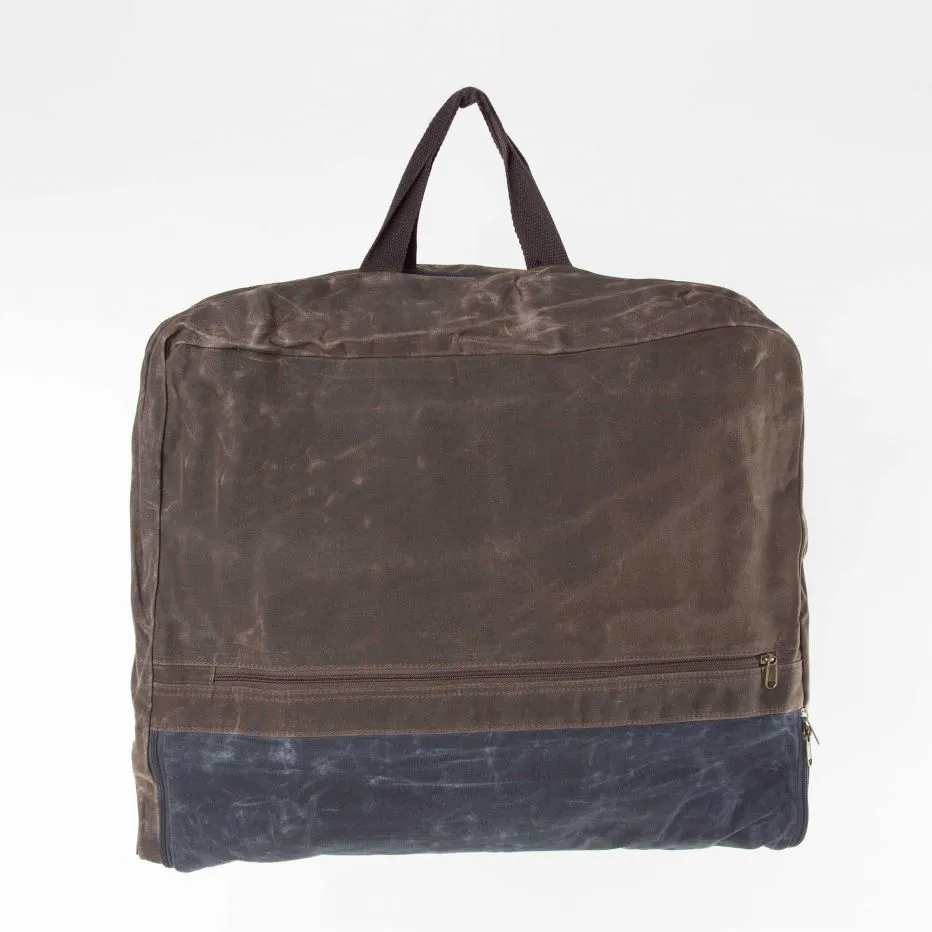 Waxed Canvas Garment Bag