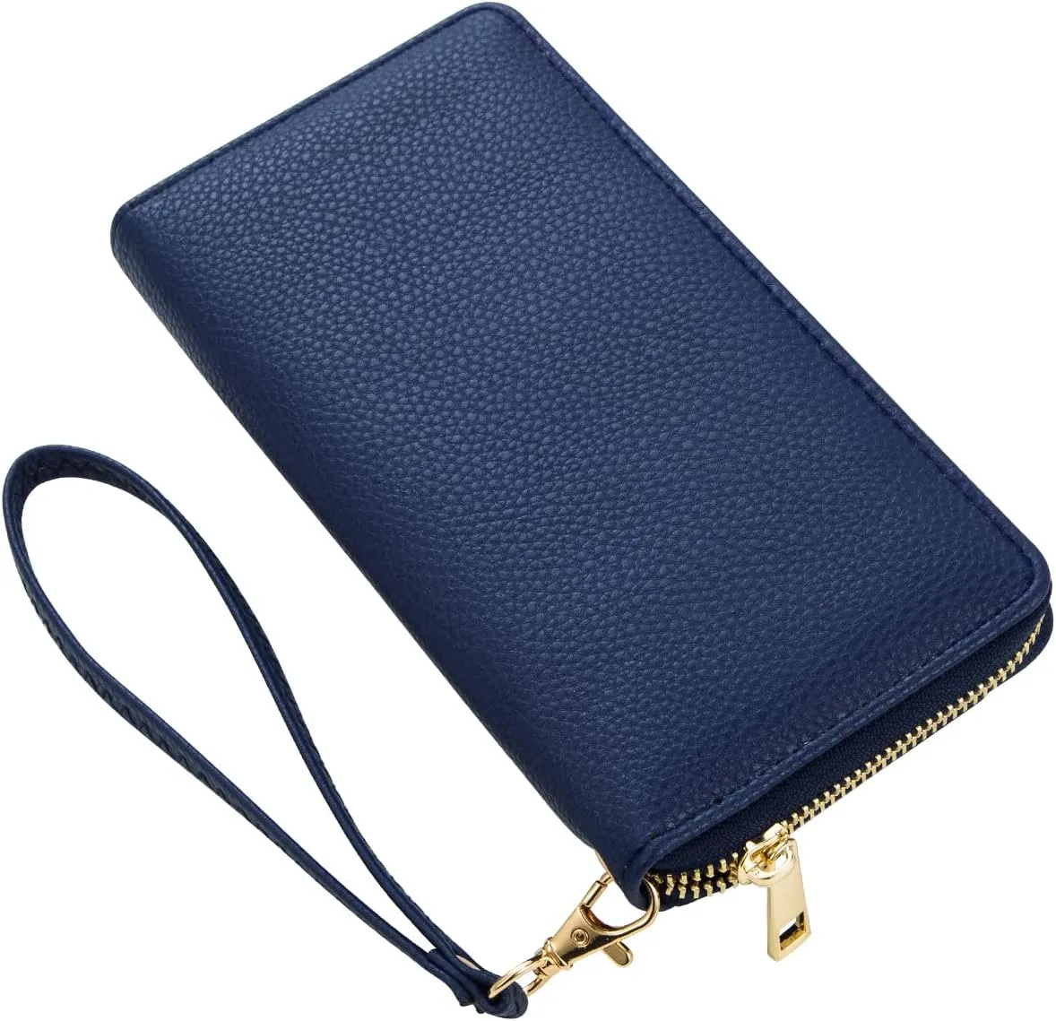 Women Wristlet Wallet with Cell Phone Holder Zip Around Handbag 