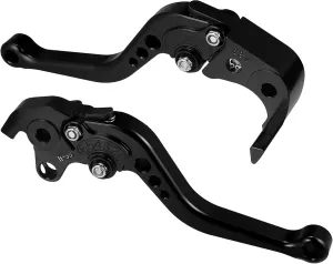X AUTOHAUX 1 Pair Motorcycle Brake Clutch Levers Adjustable Folding CNC for Honda CBR1000RR CBR 1000RR FIREBLADE SC57 2004-2007 for CB1000R 2008-2016 Black